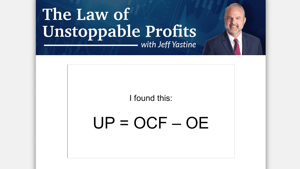 The Law of Unstoppable Profits