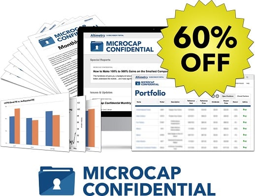 60% OFF One Year of Microcap Confidential 