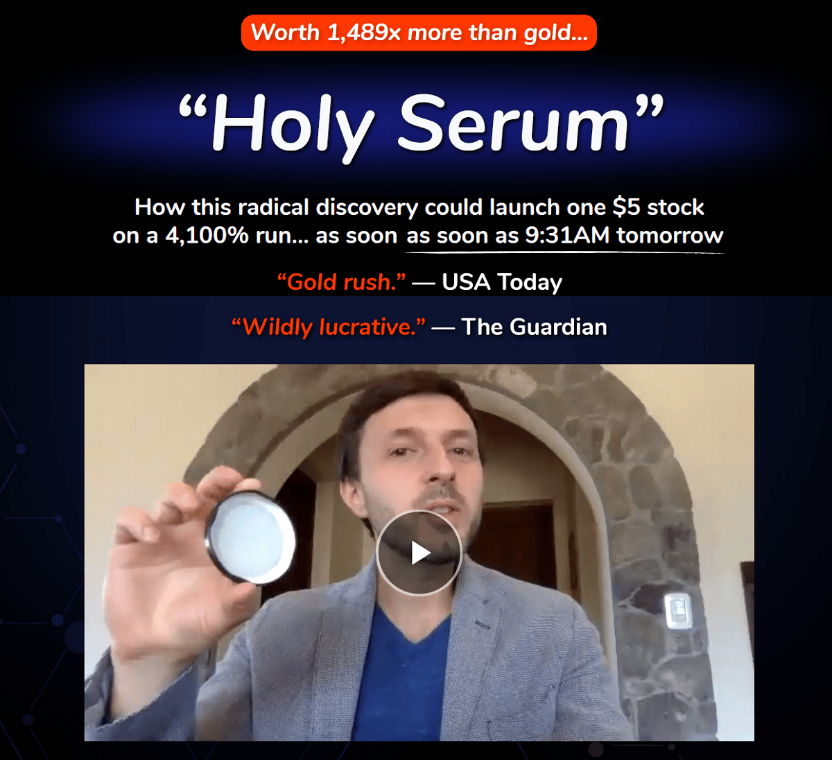 Nick Giambruno Crisis Investing The Holy Serum