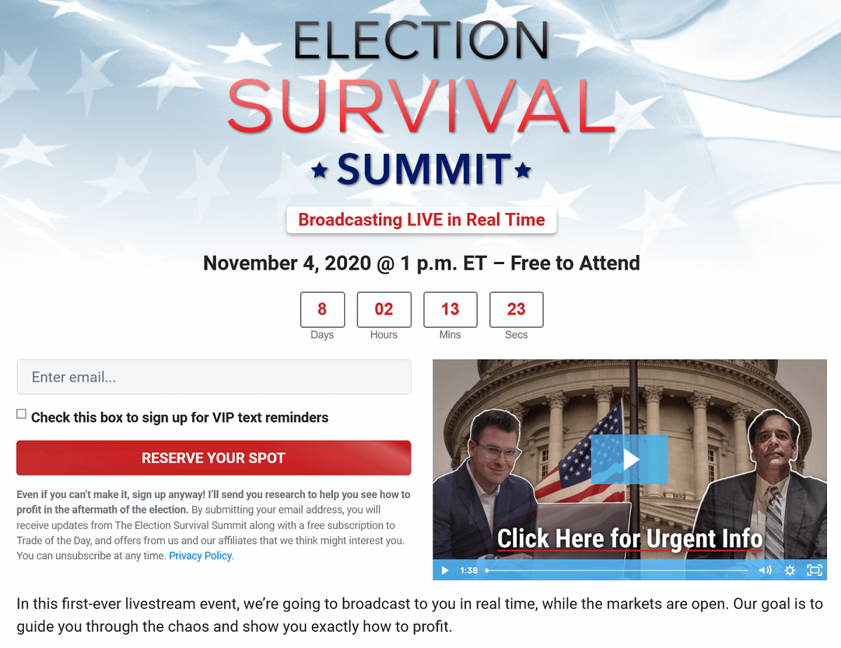 The Election Survival Summit