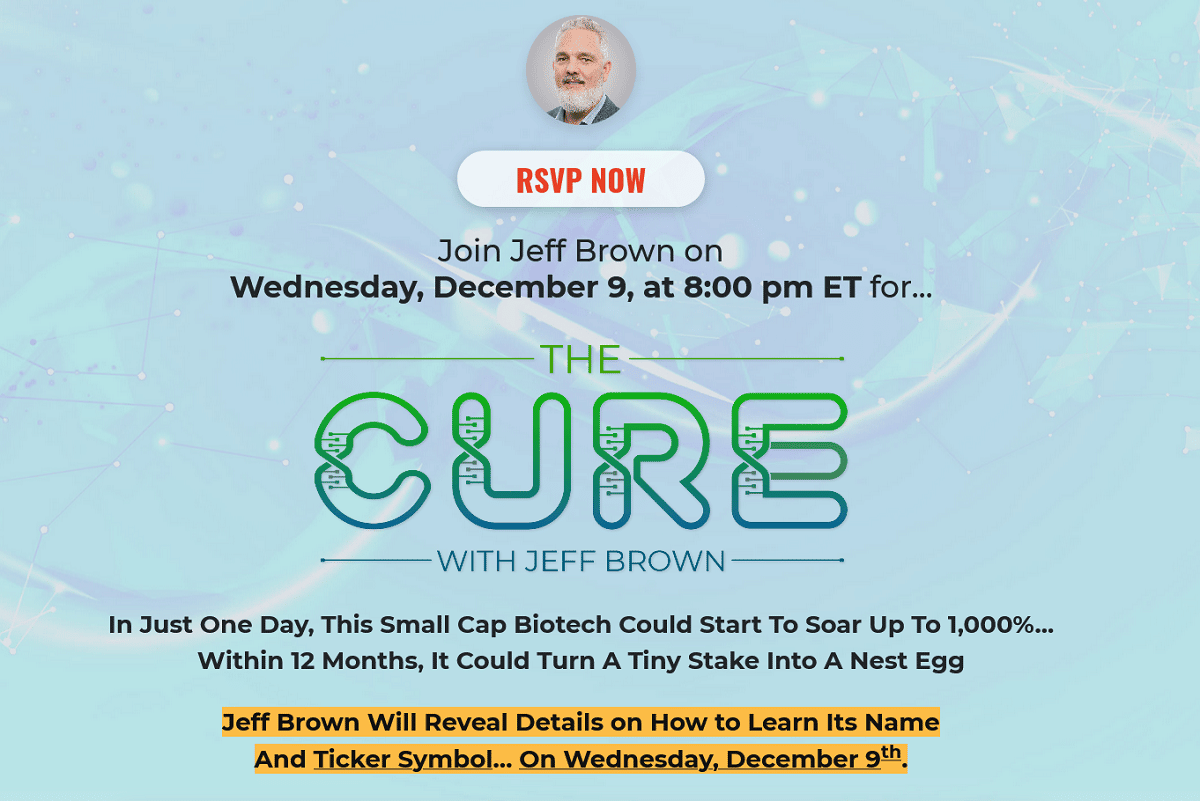Jeff Brown's The Cure Event: Details And Registration