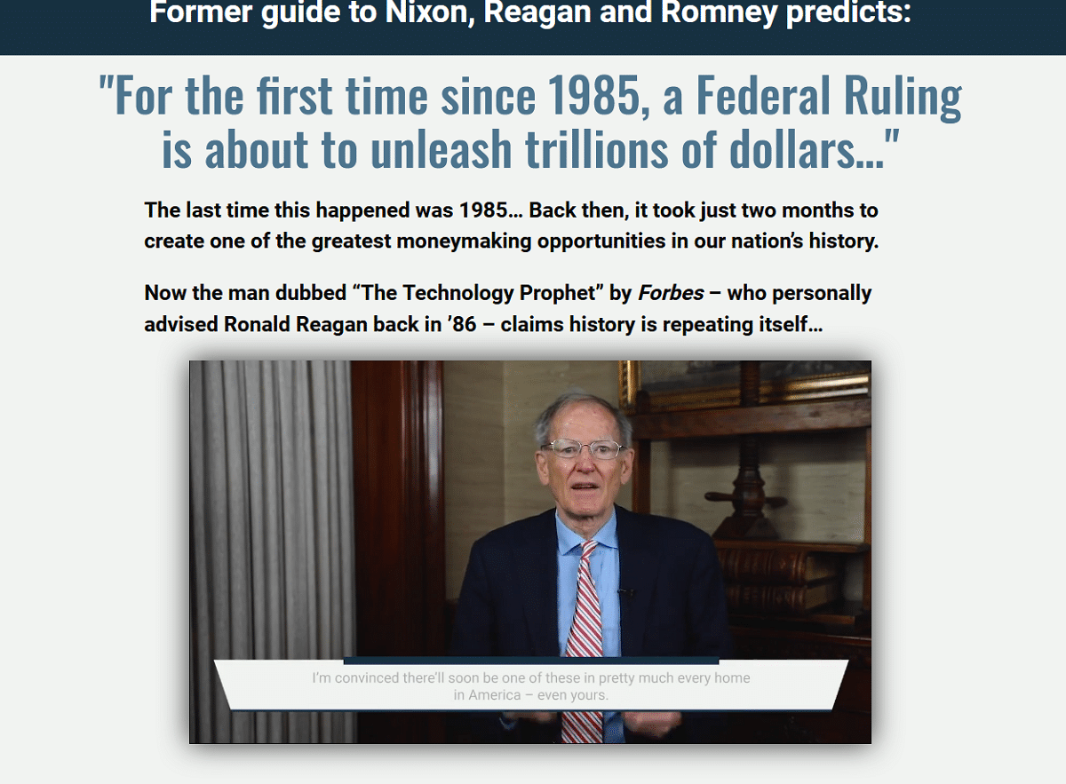 George Gilder’s New Tech: New Federal Ruling Is About To Unleash Trillions Of Dollars