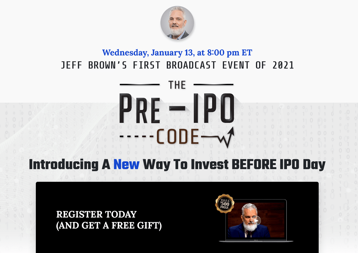 Jeff Brown's Pre-IPO Code Review