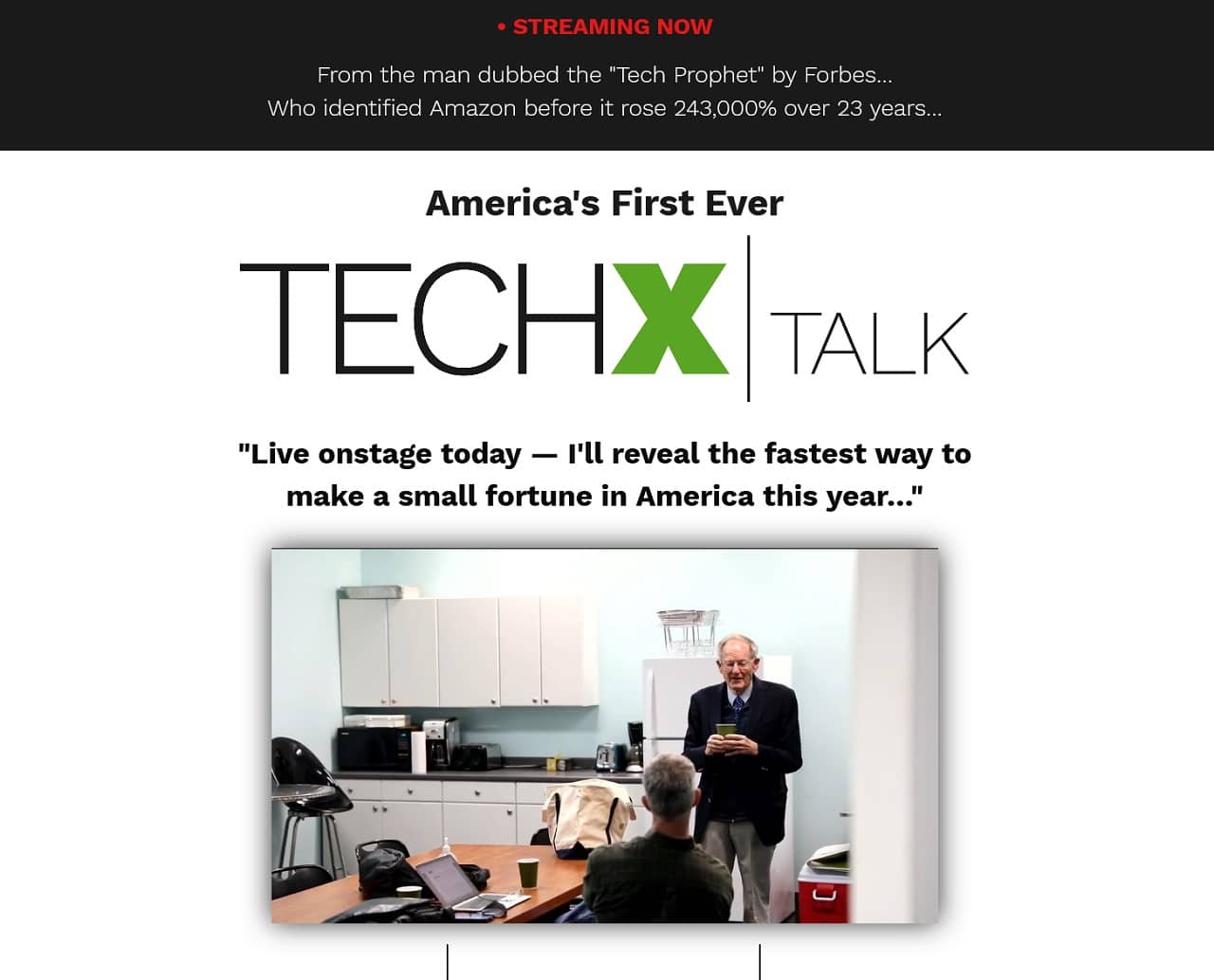 George Gilder’s “TechX Talk”
