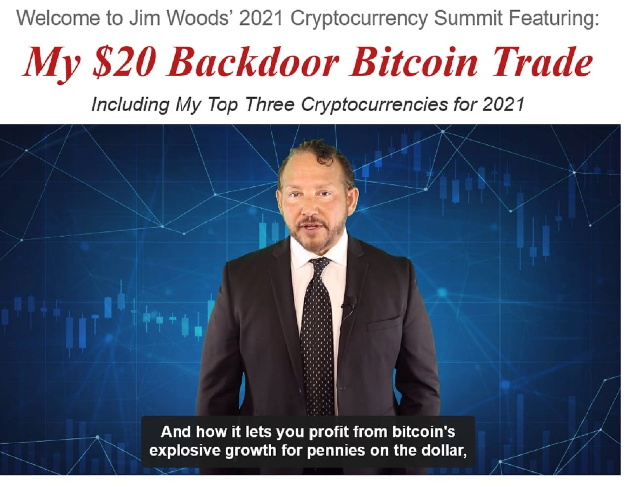 Jim Woods $20 Backdoor Bitcoin Trade