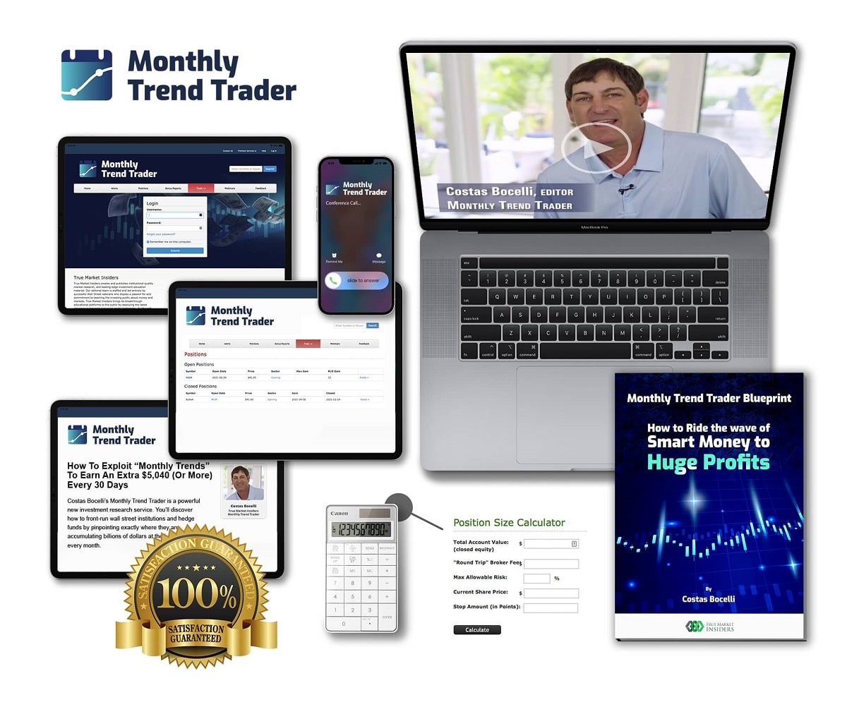 Costas Bocelli's Monthly Trend Trader Review