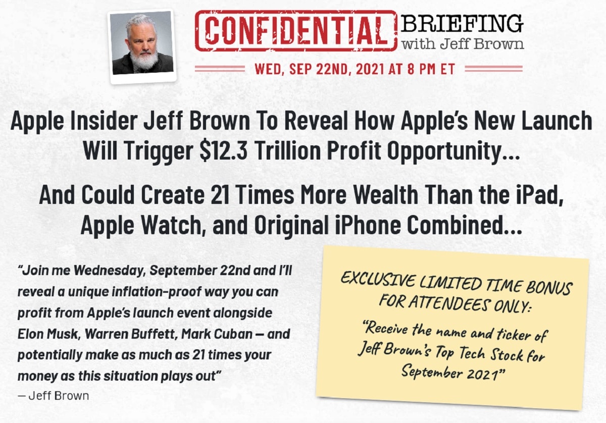 Jeff Brown’s Confidential Briefing Review
