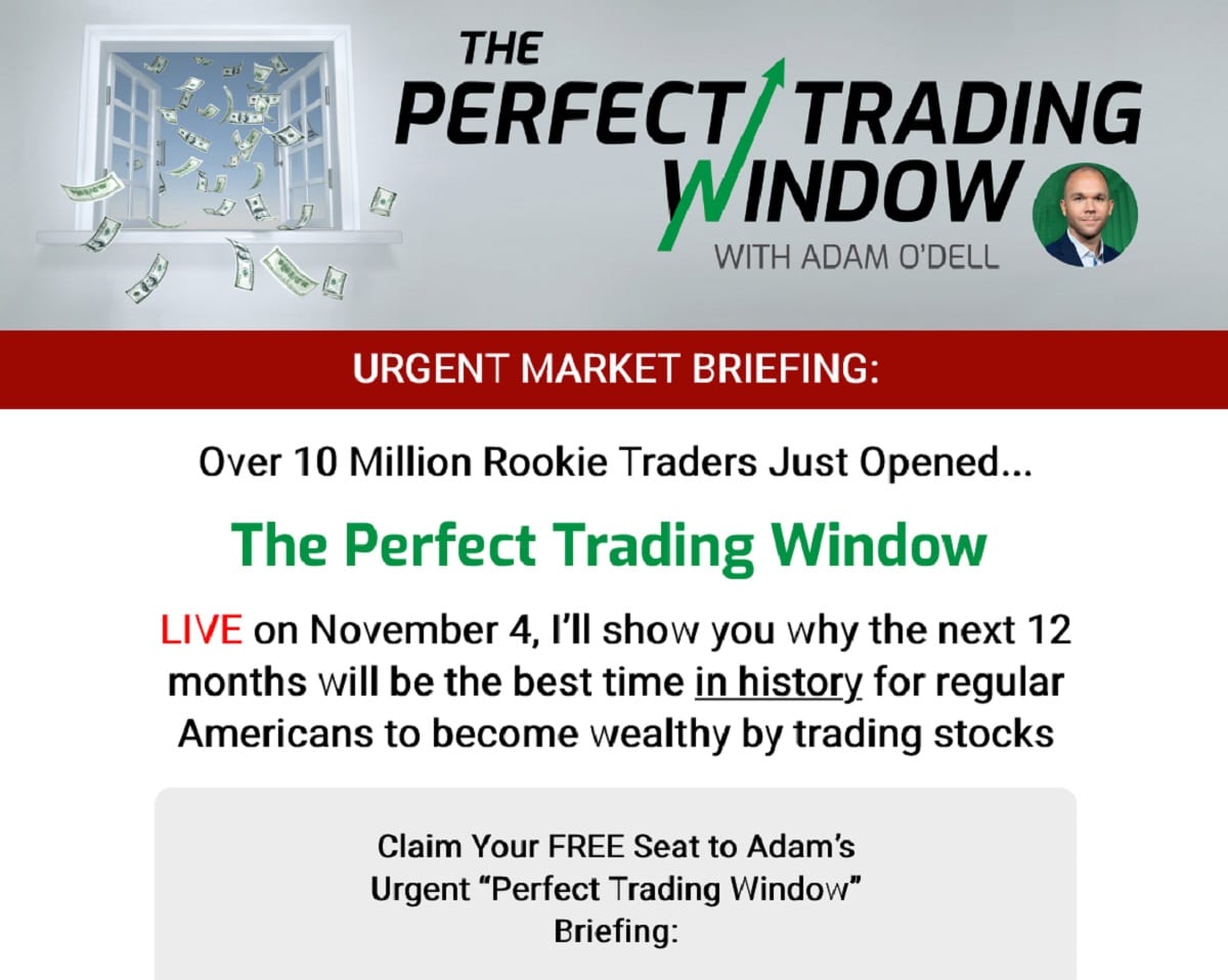 Adam O’Dell Perfect Trading Window Review