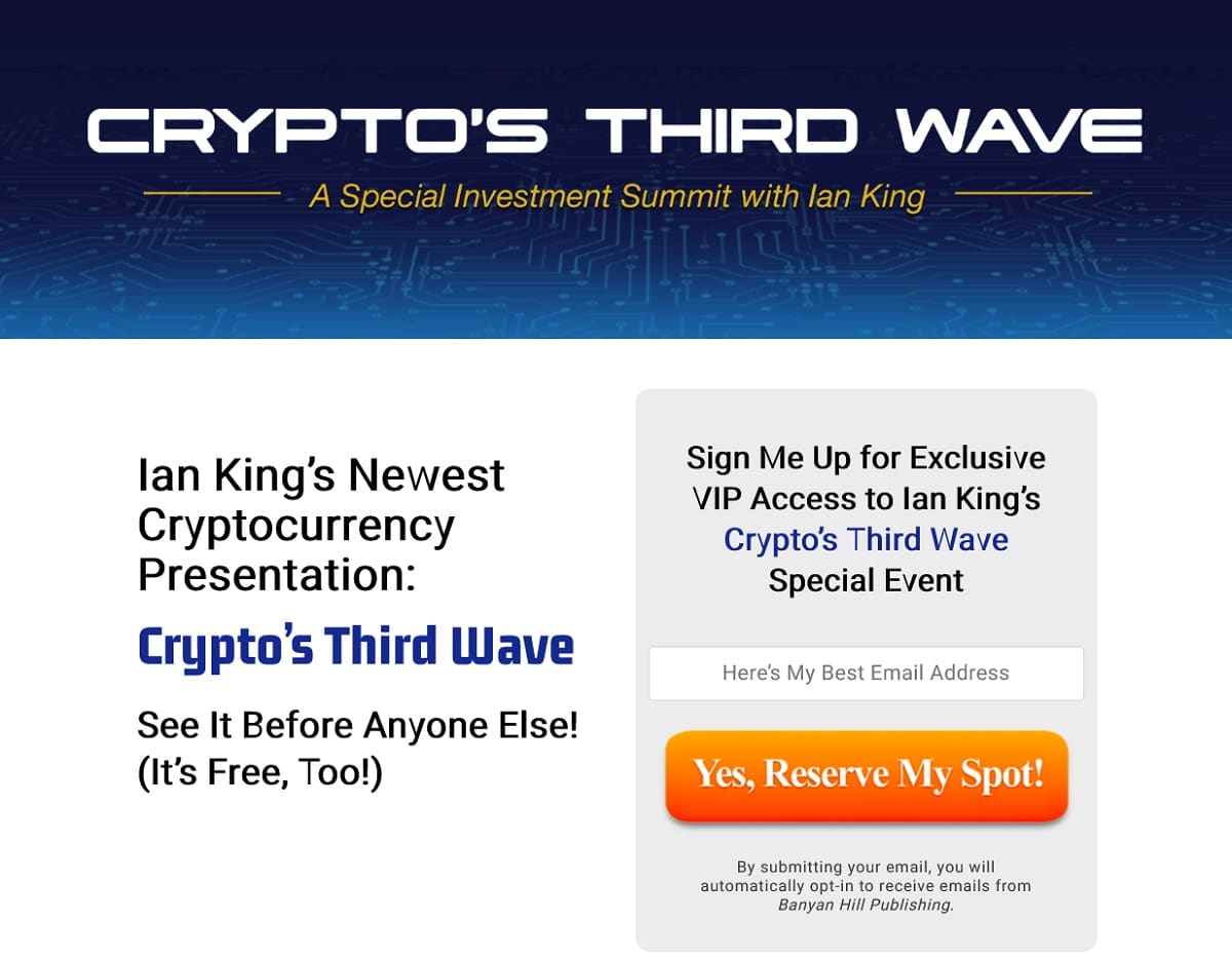 Ian King’s Crypto’s rd Wave Fortunes