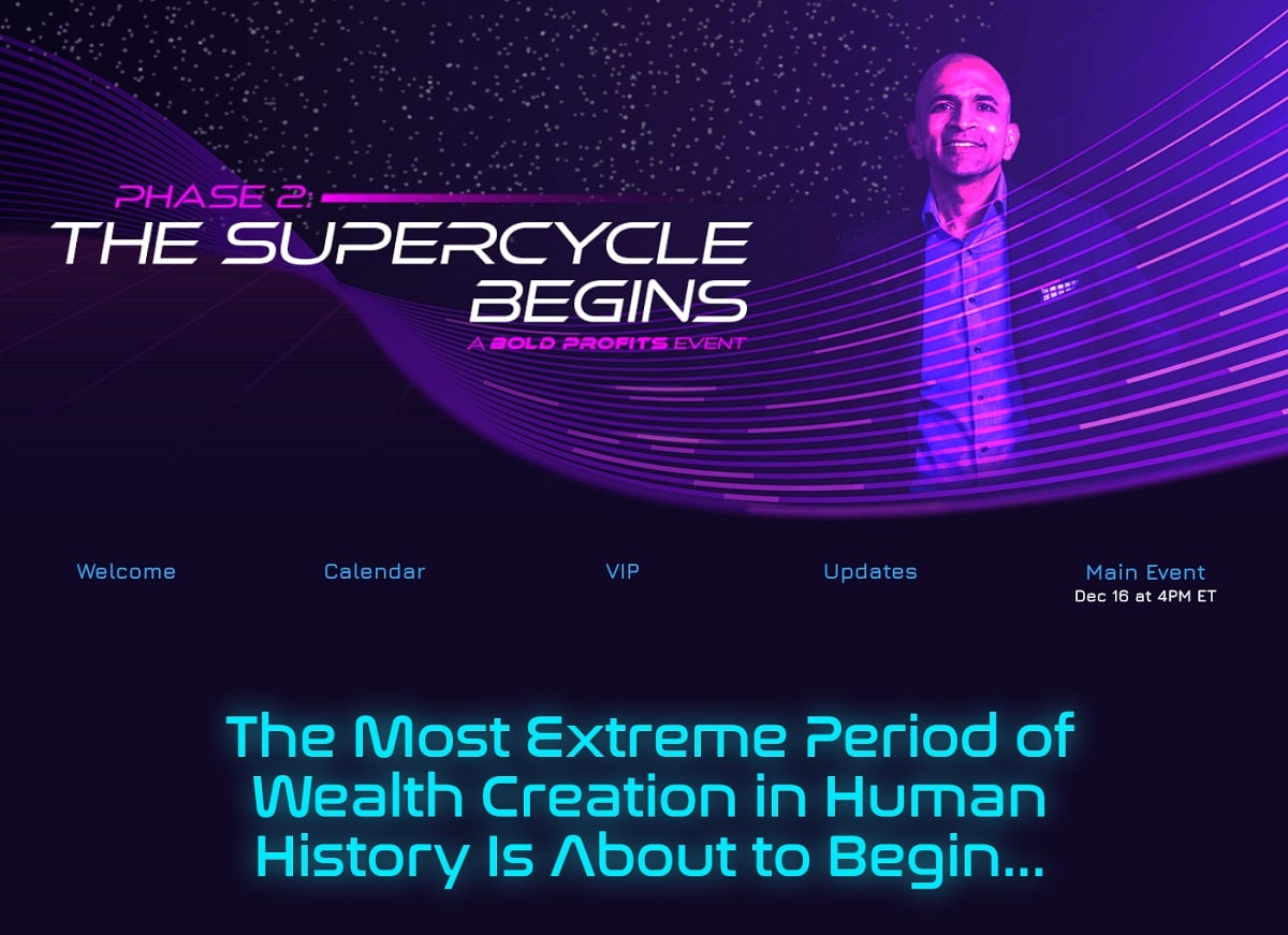Paul Mampilly’s Phase 2 The Supercycle Begins Event