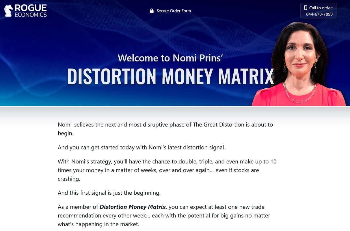 Nomi Prins Distortion Money Matrix Review