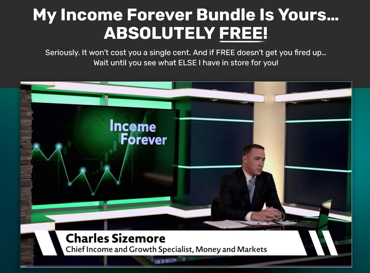 Charles Sizemore Income Forever: 5 Stocks To Set You Up for Life