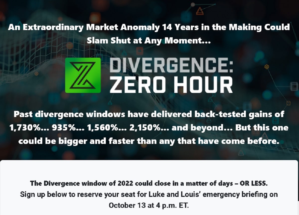 Luke Lango's Divergence: Zero Hour Event