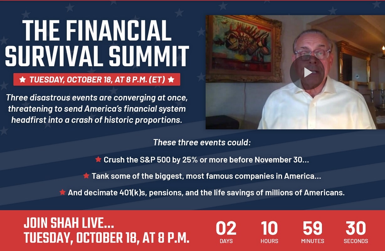 Shah Gilani Financial Survival Summit Review