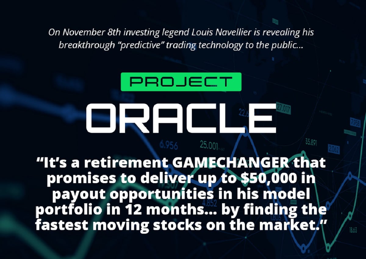 Louis Navellier Project Oracle: A Retirement Gamechanger?