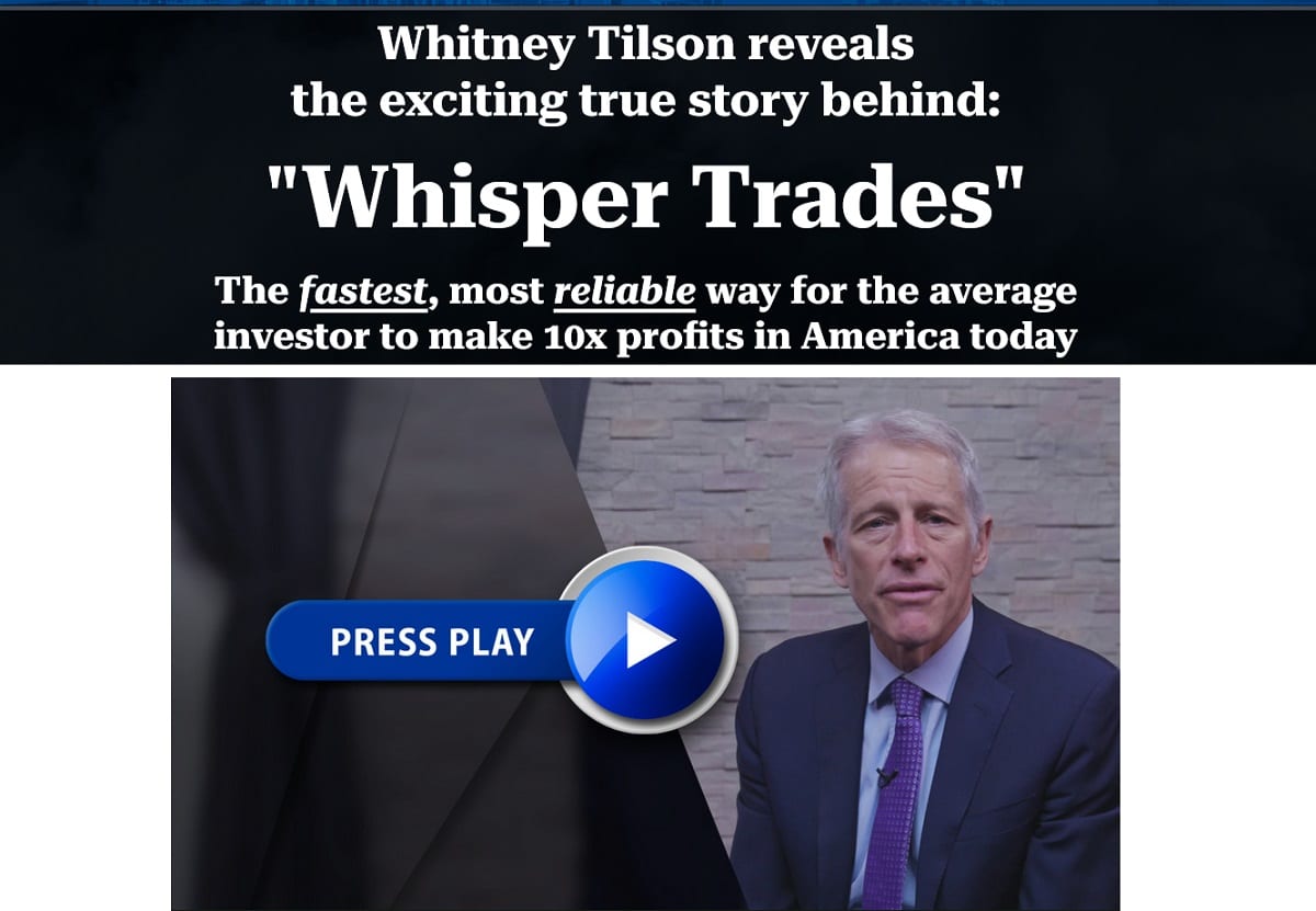 Whitney Tilson Whisper Trades Revealed: Empire Insider Alert Research