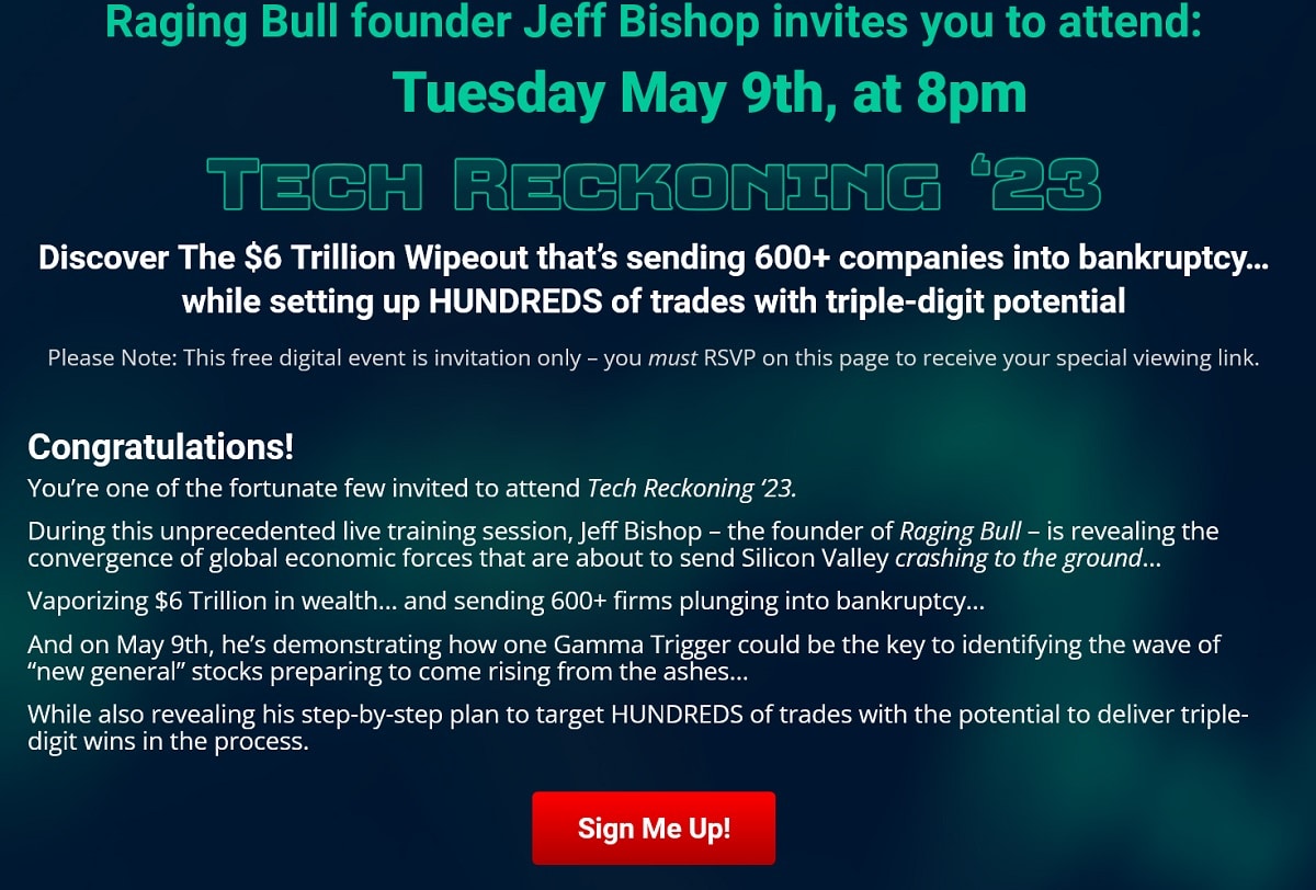 Jeff Bishop Tech Reckoning 2023 Event: Details & Registration