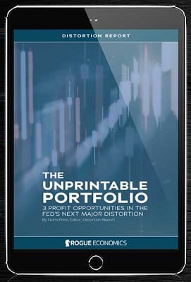 The Unprintable Portfolio: 3 Profit Opportunities in the Fed’s Next Major Distortion