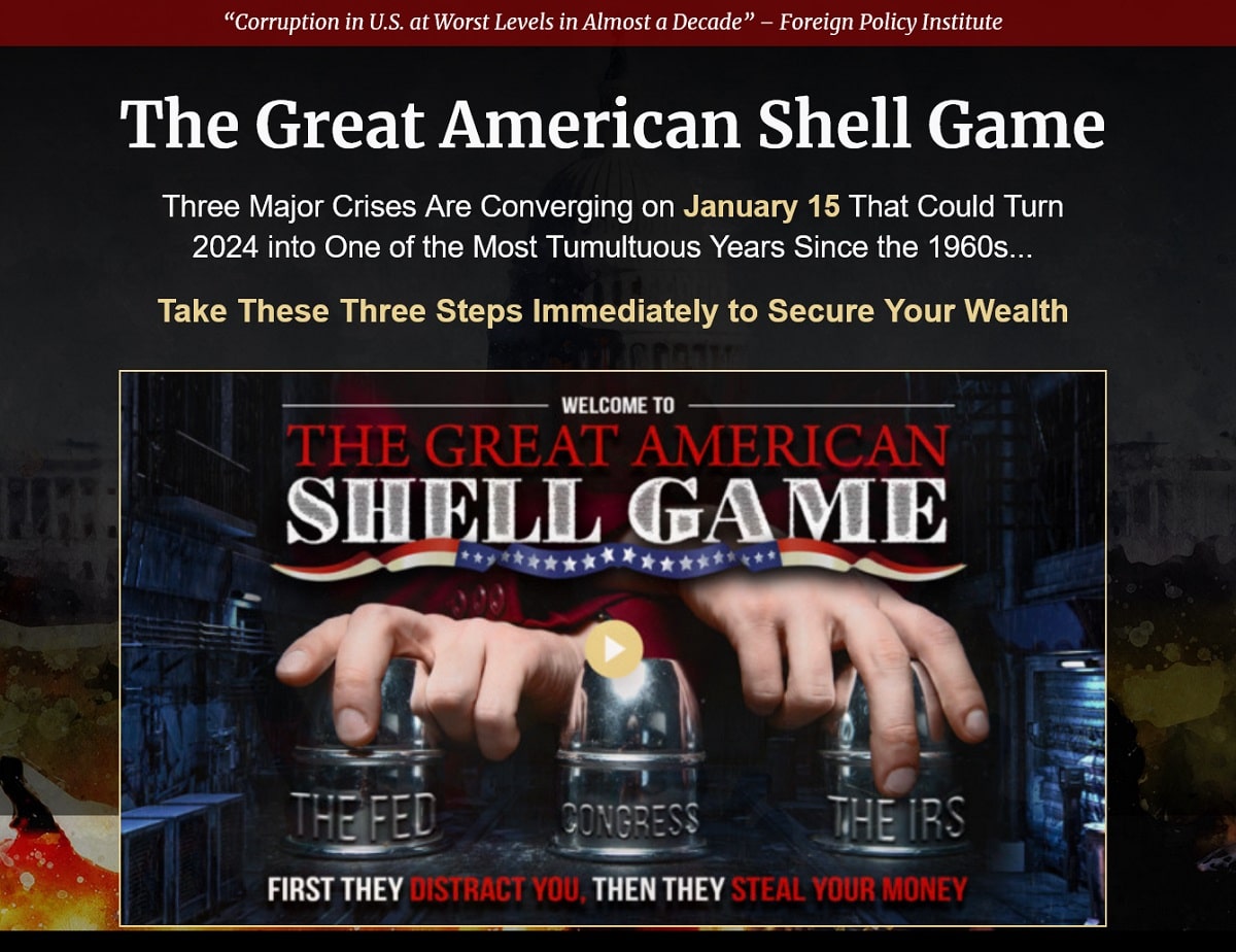 Addison Wiggin The Essential Investor: Is The Great American Shell Game Legit?