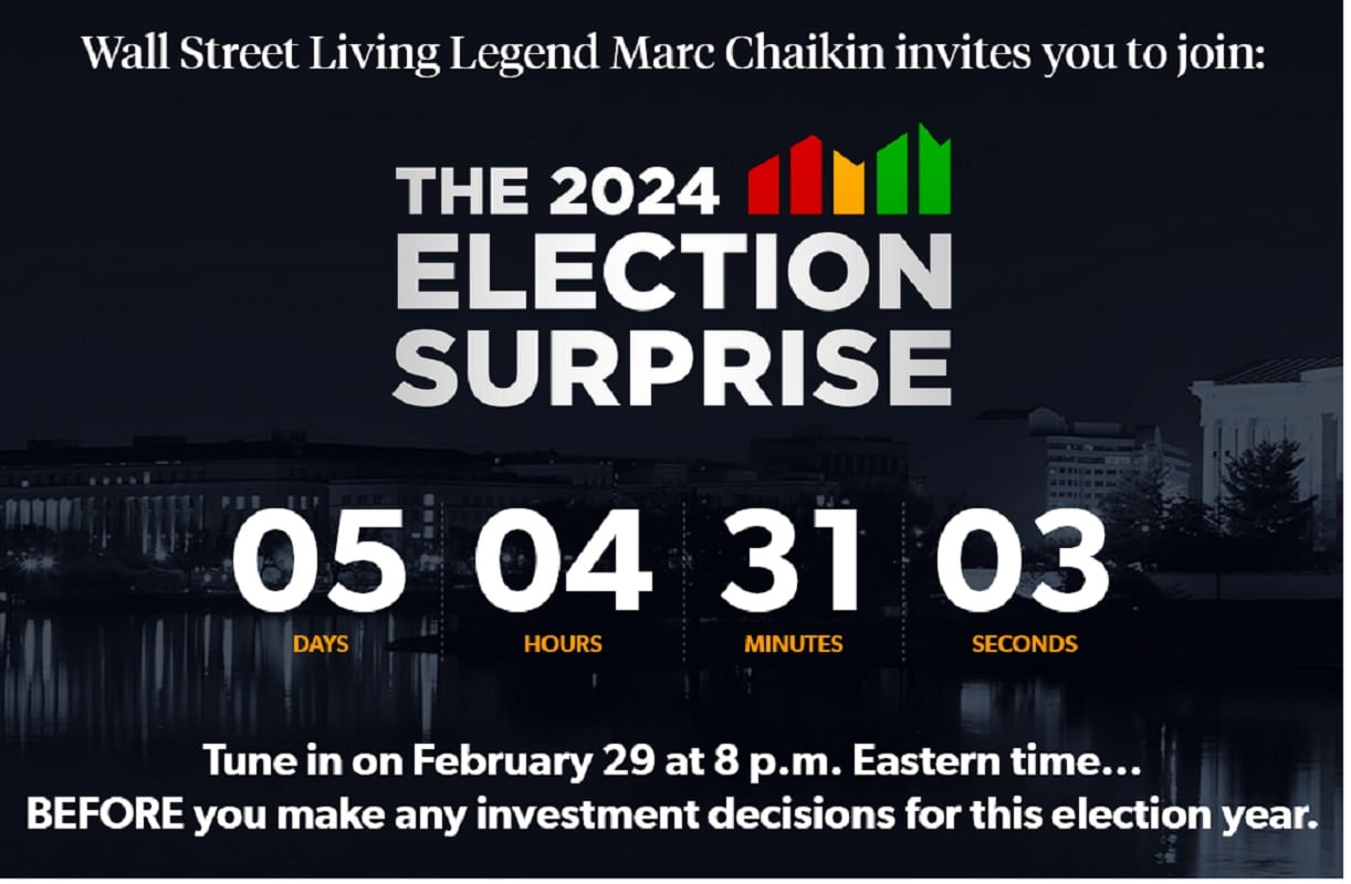 The 2024 Election Surprise Briefing with Marc Chaikin