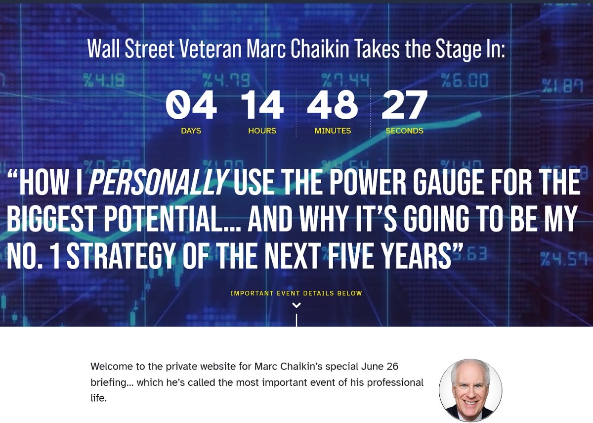 Marc Chaikin's June 26 Announcement: A Massive Monetary Shift Details