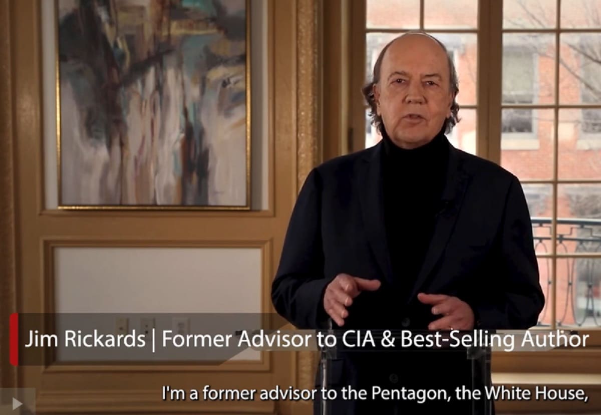 Jim Rickards: Financial Expert, Author, Economic Forecaster